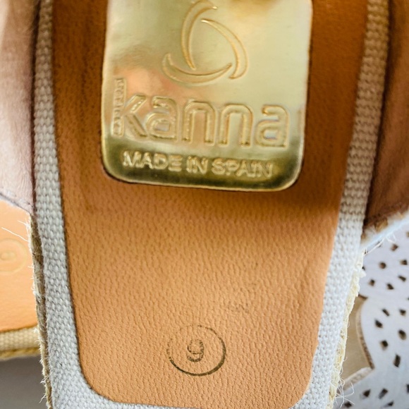 Kanna wedge espadrilles with laser detail - Picture 6 of 9